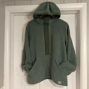 The North Face M Carbondale 1/4 Snap Pullover- Size M- Green